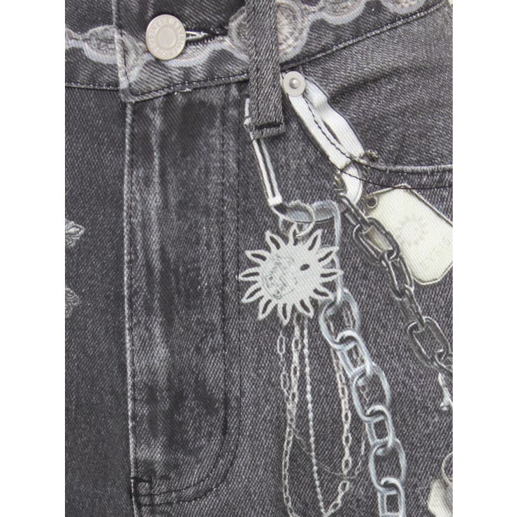 フェイクグラフィックワイドパンツ | EVRIS | 詳細画像44 