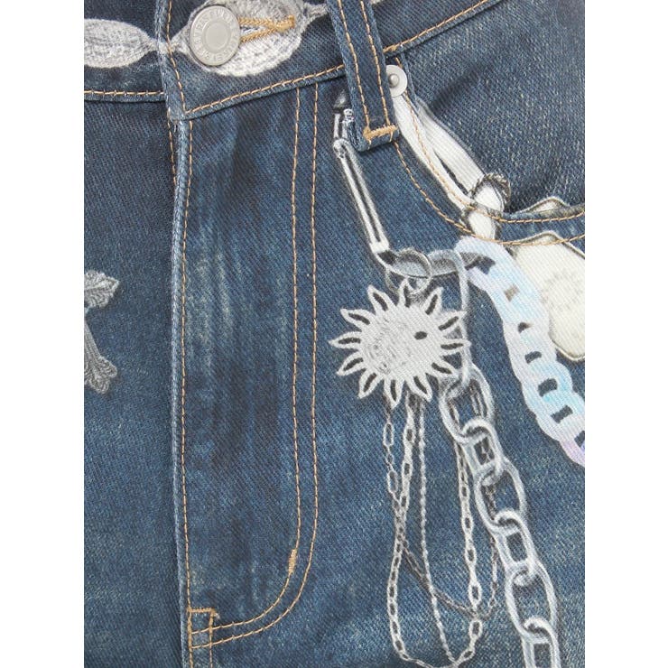 フェイクグラフィックワイドパンツ | EVRIS | 詳細画像46 