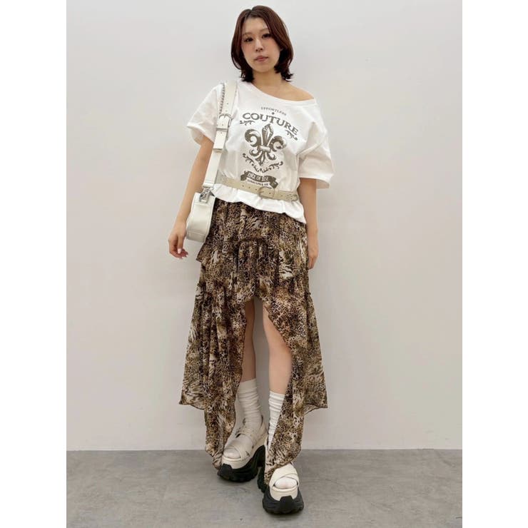 【TVで紹介！】ワンショルグラフィックピグメントＴシャツ | EVRIS | 詳細画像29 
