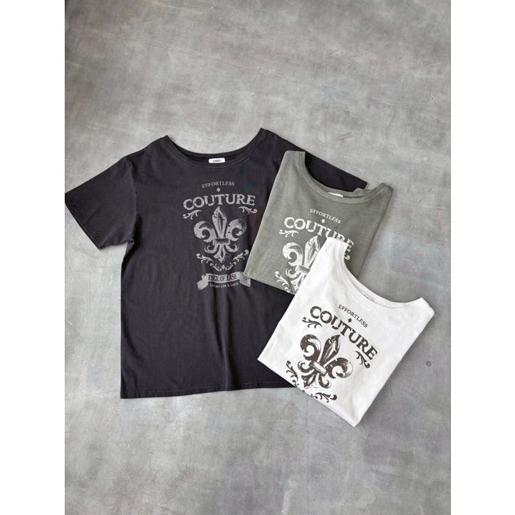 【TVで紹介！】ワンショルグラフィックピグメントＴシャツ | EVRIS | 詳細画像40 