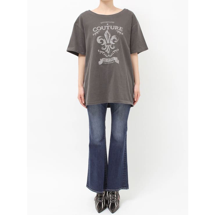 【TVで紹介！】ワンショルグラフィックピグメントＴシャツ | EVRIS | 詳細画像50 