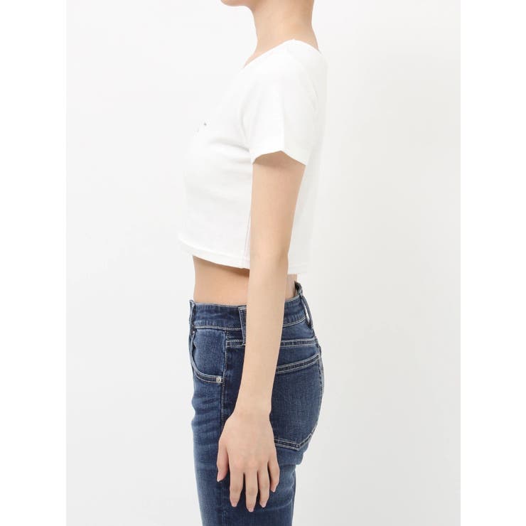 レタリングシンプルショートTシャツ 半袖 夏服 | EVRIS | 詳細画像34 
