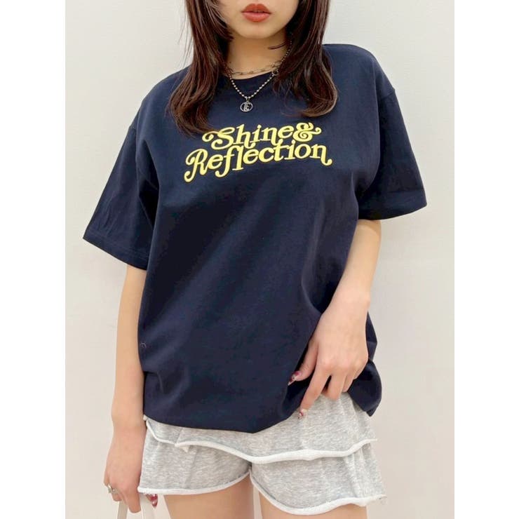 ネイビー | Shine Reflecthion Tシャツ 半袖 春夏 | EVRIS