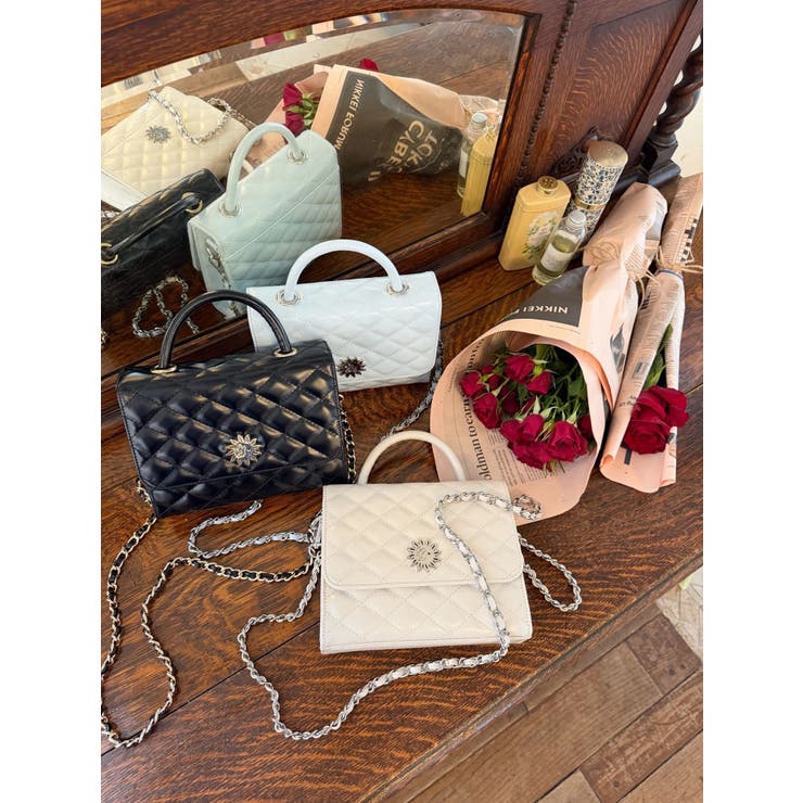 SUNNY MOTIF キルティングショルダーBAG | EVRIS | 詳細画像23 