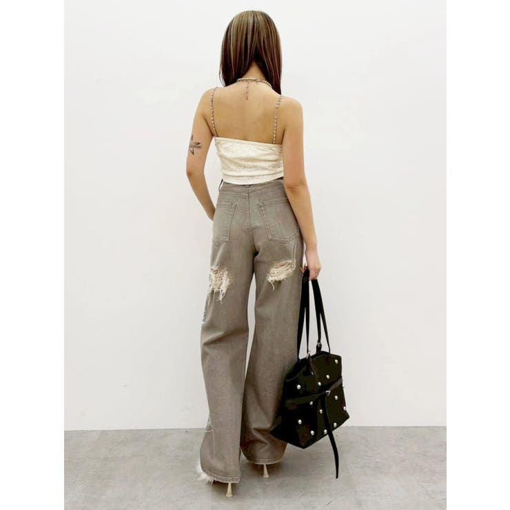 スタッズモチーフBIGショルダーBAG | EVRIS | 詳細画像9 