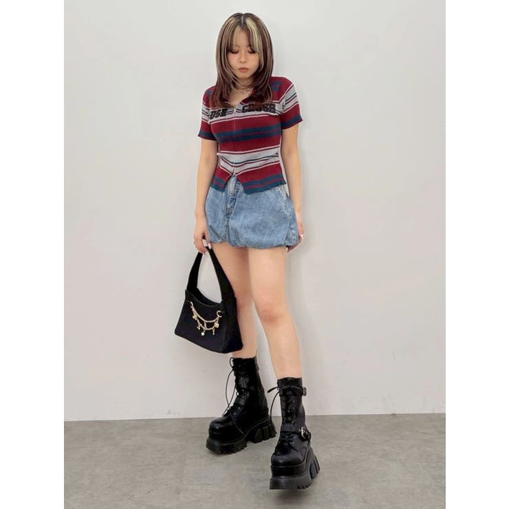 バルーンデニムショートパンツ | EVRIS | 詳細画像26 