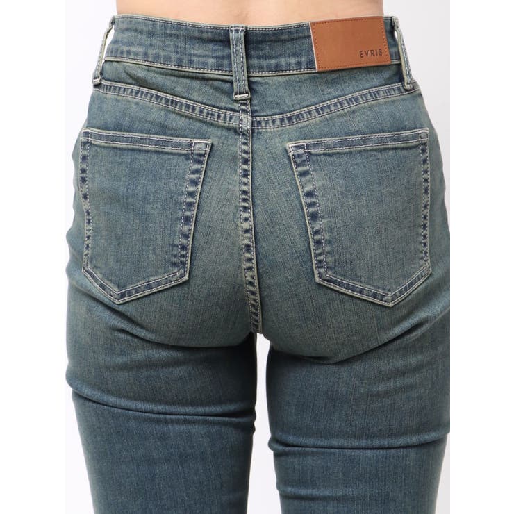 ヴィンテージライクストレッチフレアデニムパンツ | EVRIS | 詳細画像28 