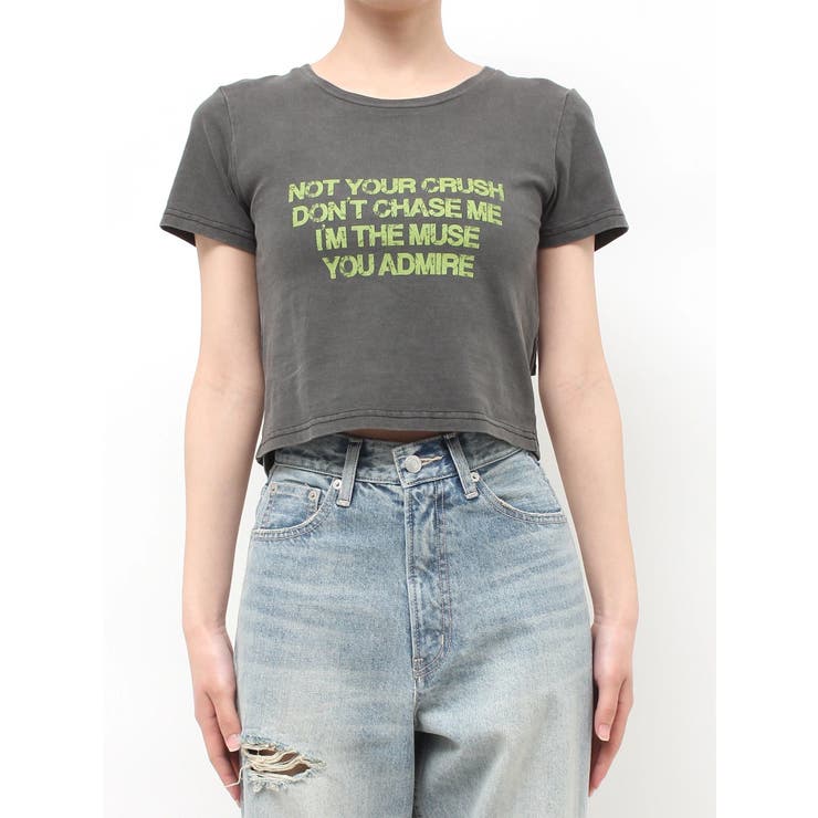 バックオープンクロップドＴシャツ | EVRIS | 詳細画像31 