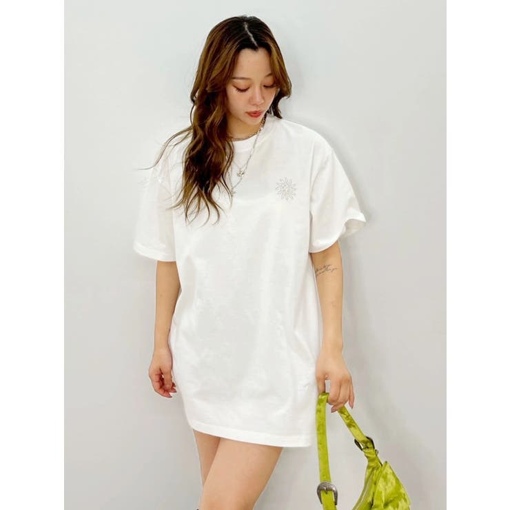 ラインストーングラフィック BIG Tシャツ | EVRIS | 詳細画像12 