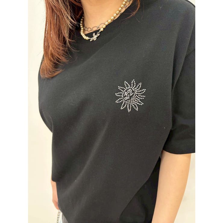 ラインストーングラフィック BIG Tシャツ | EVRIS | 詳細画像17 