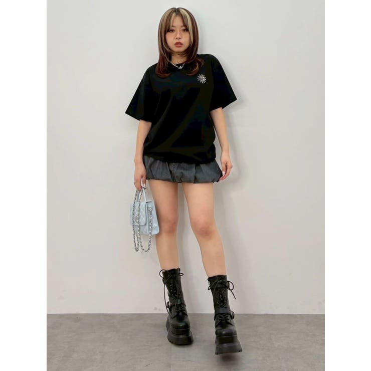 ラインストーングラフィック BIG Tシャツ | EVRIS | 詳細画像23 
