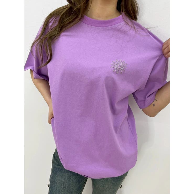 ラインストーングラフィック BIG Tシャツ | EVRIS | 詳細画像25 