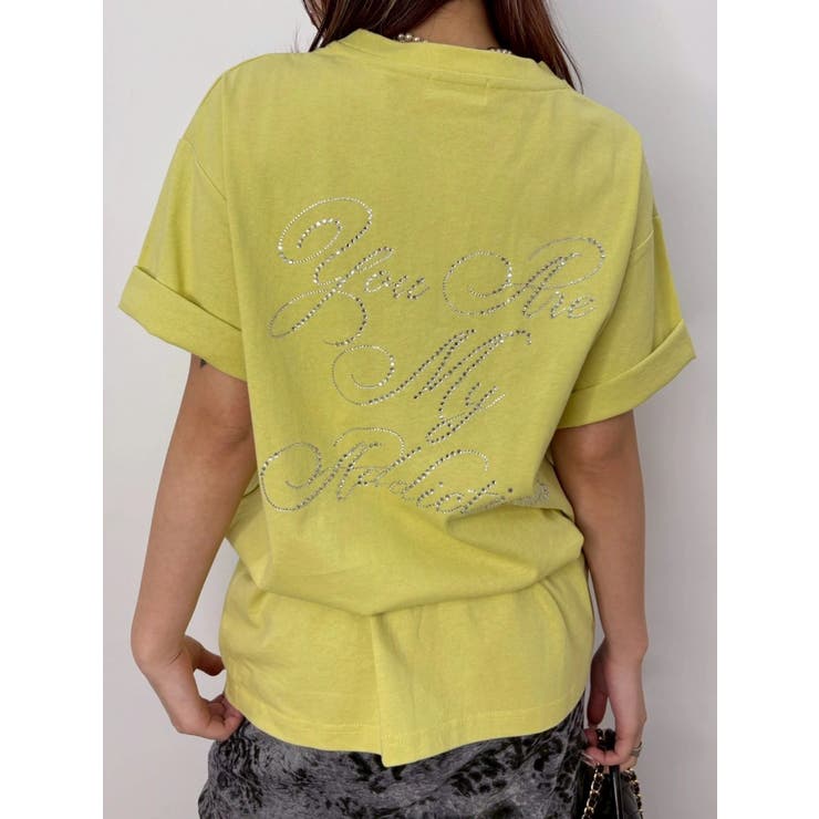 ラインストーングラフィック BIG Tシャツ | EVRIS | 詳細画像34 