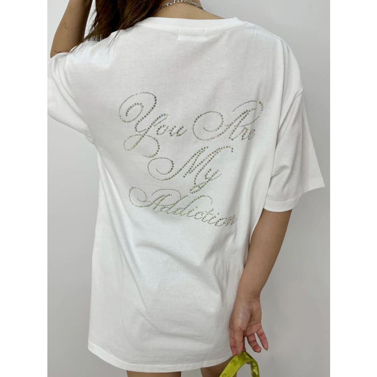 ラインストーングラフィック BIG Tシャツ | EVRIS | 詳細画像8 