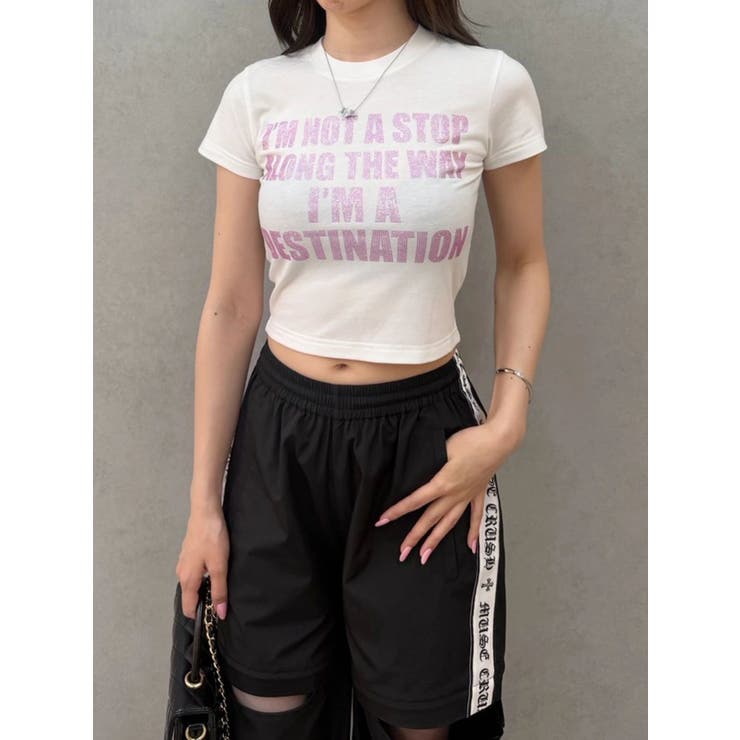 【SupBaby × EVRIS】メッセージロゴコンパクトTシャツ | EVRIS | 詳細画像50 