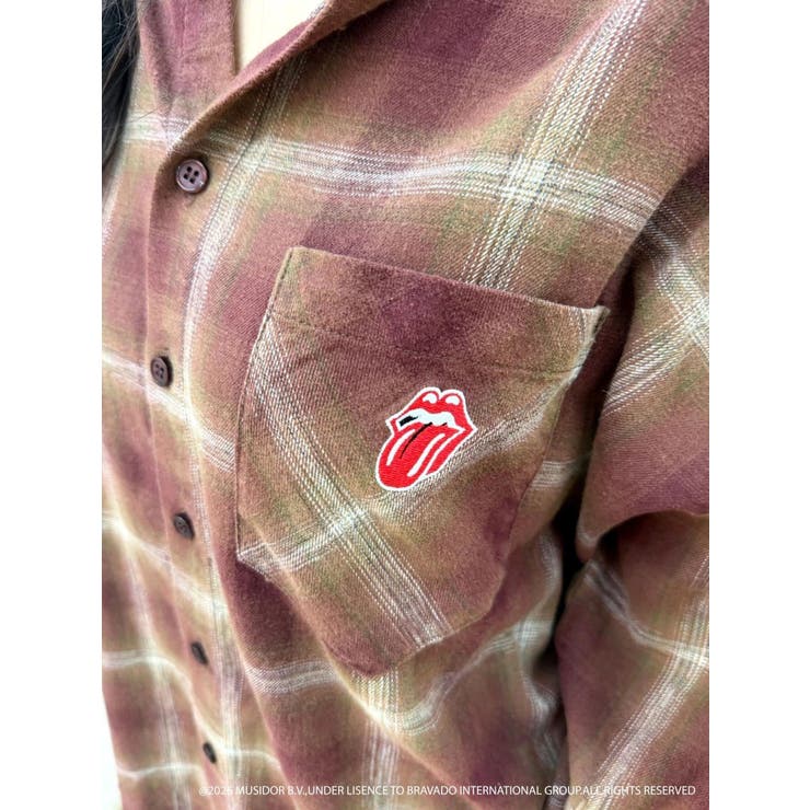 【The Rolling Stones】ヴィンテージライクチェックシャツ | EVRIS | 詳細画像12 