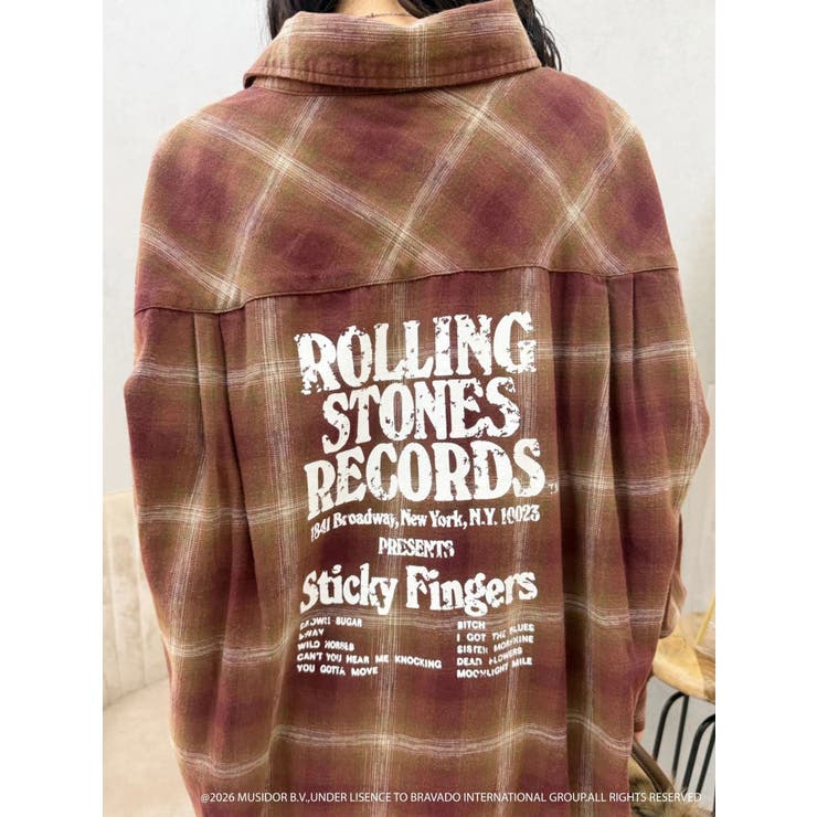 【The Rolling Stones】ヴィンテージライクチェックシャツ | EVRIS | 詳細画像18 