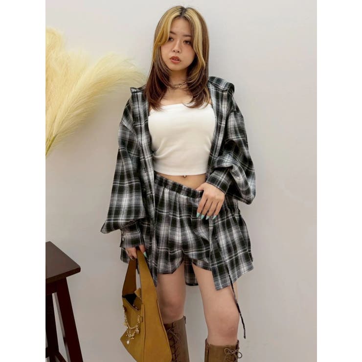 サイドギャザーショートパンツ【セットアップ着用可能】 | EVRIS | 詳細画像14 