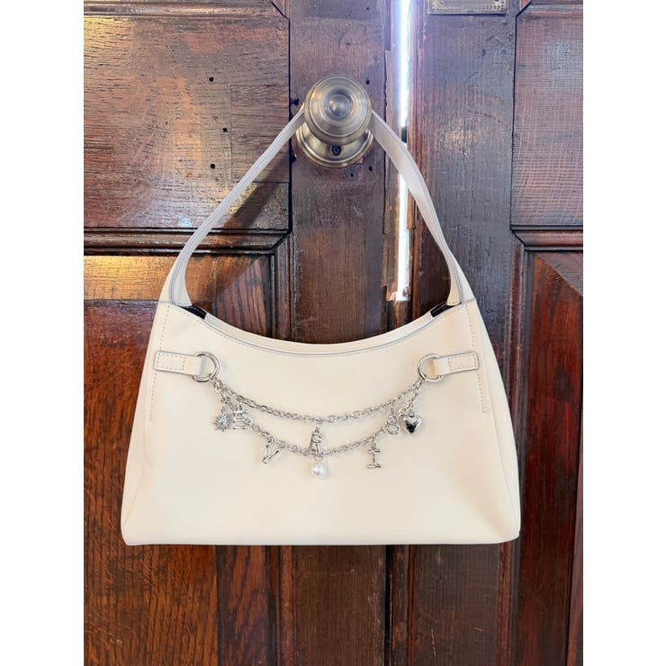 ホワイト | モチーフチェーンハンドBAG | EVRIS