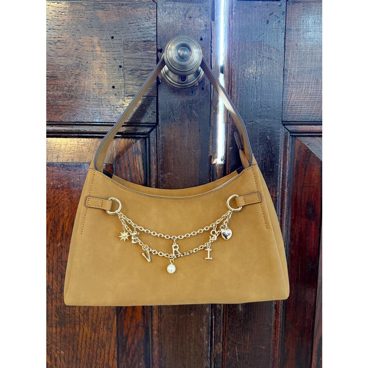 ブラウン | モチーフチェーンハンドBAG | EVRIS