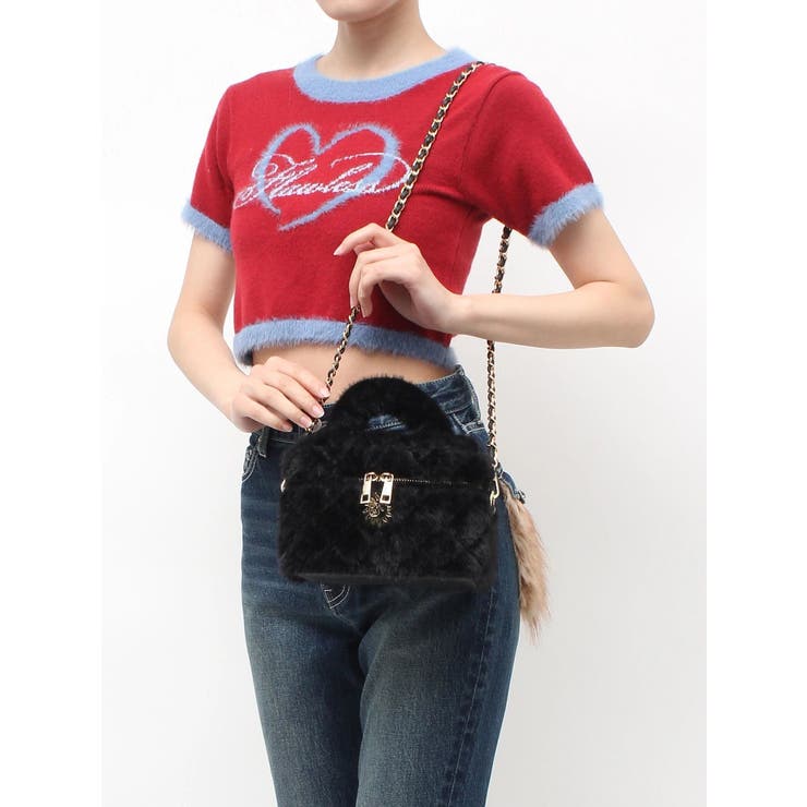 フェイクファーキルティングバニティ－BAG | EVRIS | 詳細画像31 