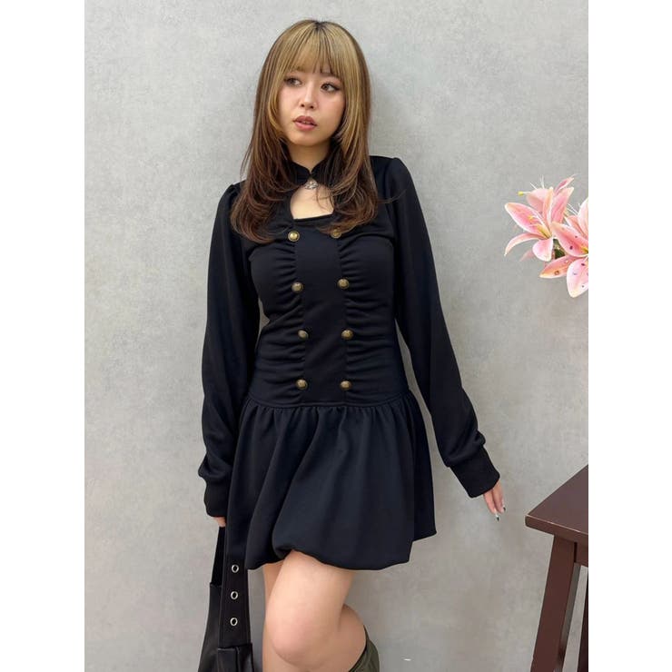 ナポレオデザインスウェットミニワンピース | EVRIS | 詳細画像23 