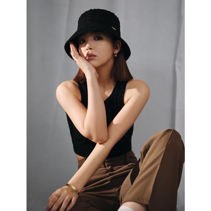 CLロゴ刺繍タンクトップ[品番：MKSW0053539]｜CALNAMUR（カルナムール