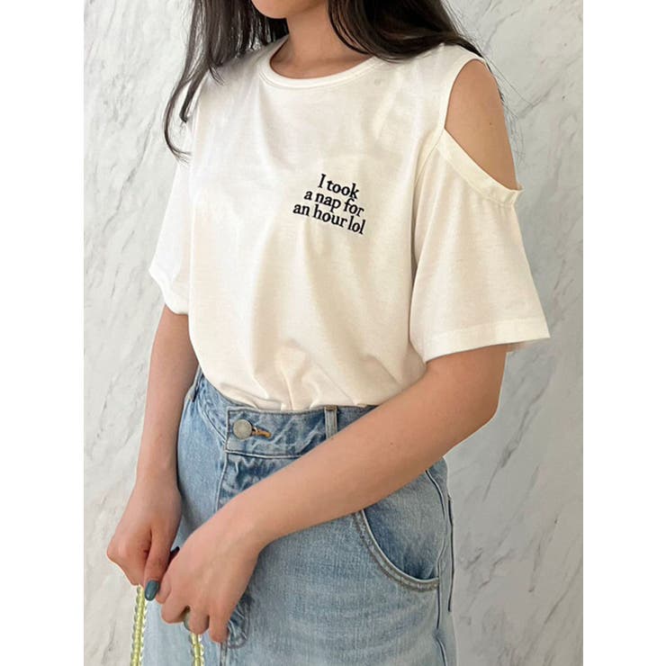 アシンメトリーカットTシャツ[品番：MKSW0053306]｜CALNAMUR