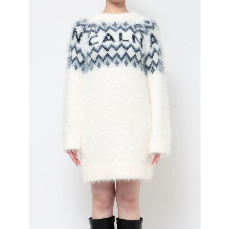 極美品✨AMAIL アマイル ミンク混 高品質 ふわふわ ニットワンピース F 極美品✨AMAIL アマイル ミンク混 高品質 ふわふわ ニットワンピース F