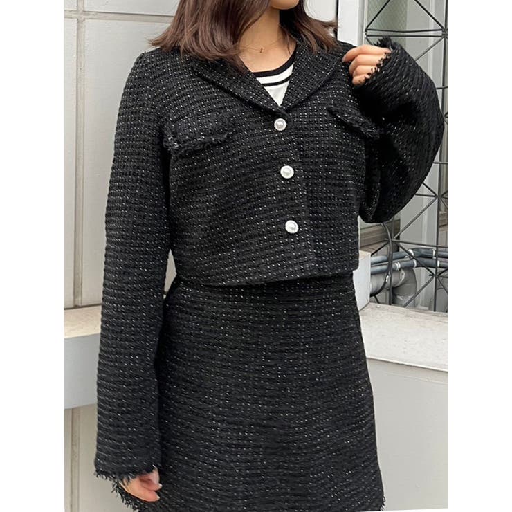 GLITTER TWEED JK/グリッターツイードジャケット[品番 GLITTER TWEED JK/グリッターツイードジャケット[品番