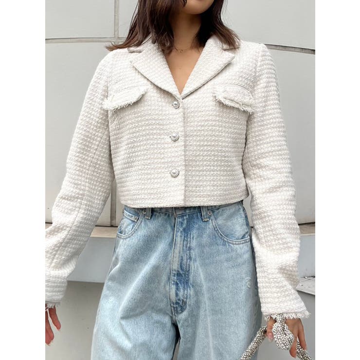 クン classic tweed jacket カラー:
