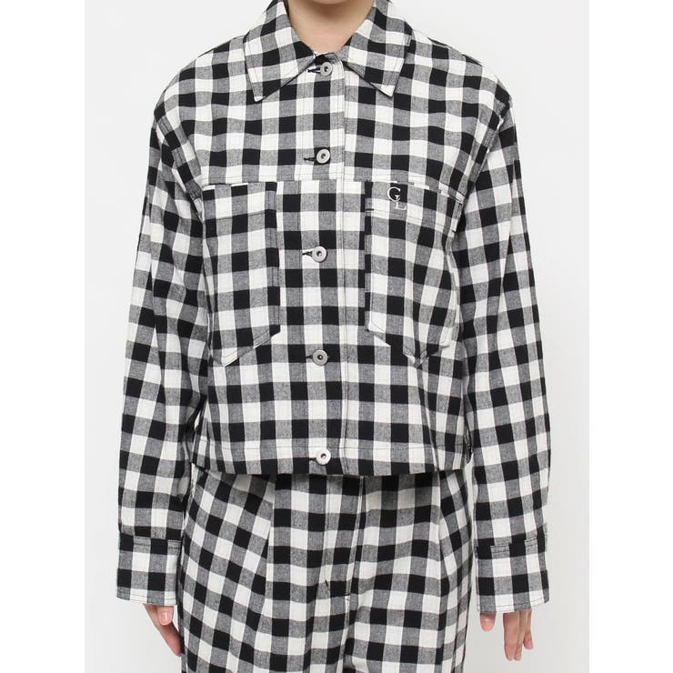 BLOCK CHECK JK/ブロックチェックジャケット[品番：MKSW0056892