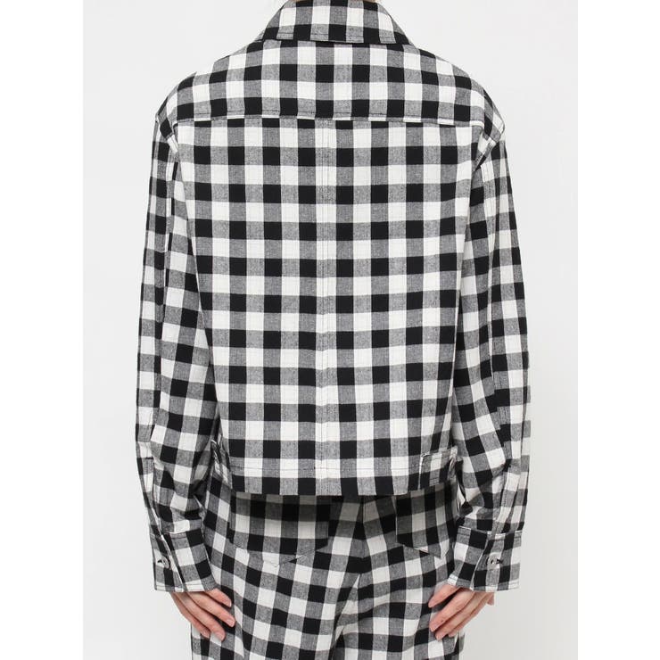 BLOCK CHECK JK/ブロックチェックジャケット[品番：MKSW0056892