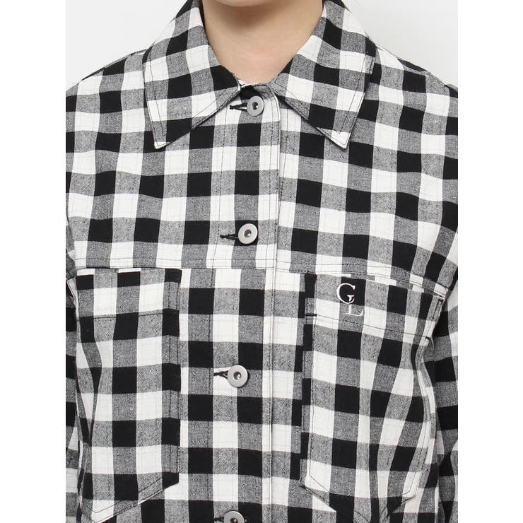 kh！キャサリンハムネットロンドン　ブロックチェックジャケット BLOCK CHECK JK/ブロックチェックジャケット[品番：MKSW0056892
