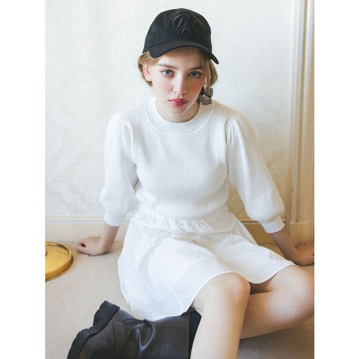 KNIT×TAFFETA DOCKING OP[品番：MKSW0056739]｜CALNAMUR