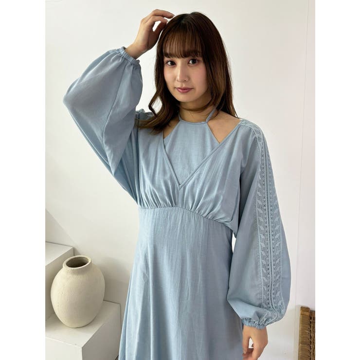 LAYERED DOLMAN OP/レイヤードドルマンワンピース | CALNAMUR | 詳細画像11