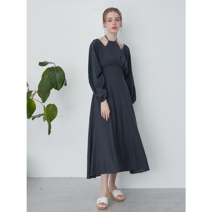 LAYERED DOLMAN OP/レイヤードドルマンワンピース | CALNAMUR | 詳細画像3