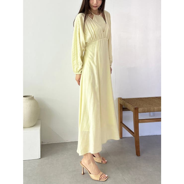 LAYERED DOLMAN OP/レイヤードドルマンワンピース | CALNAMUR | 詳細画像9