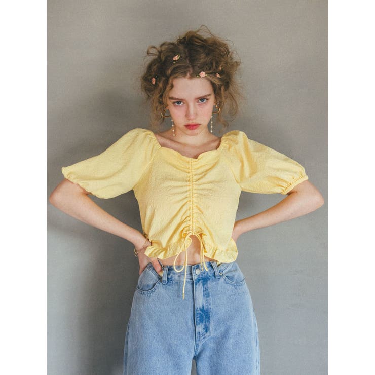 2WAY GATHER BL/2WAYギャザーブラウス | CALNAMUR | 詳細画像10 