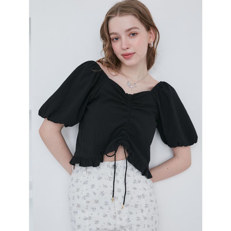 2WAY GATHER BL/2WAYギャザーブラウス | CALNAMUR | 詳細画像3 