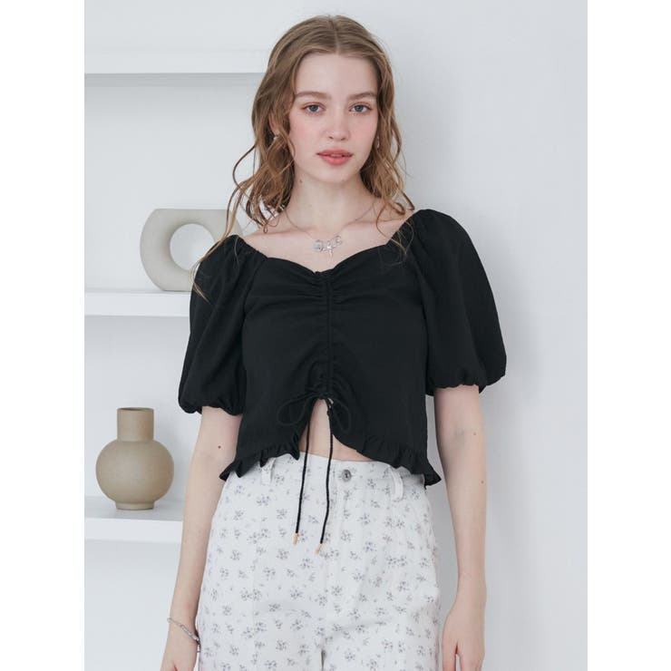 2WAY GATHER BL/2WAYギャザーブラウス | CALNAMUR | 詳細画像5 