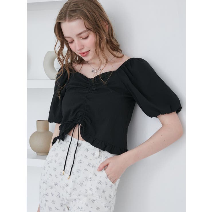 2WAY GATHER BL/2WAYギャザーブラウス | CALNAMUR | 詳細画像6 