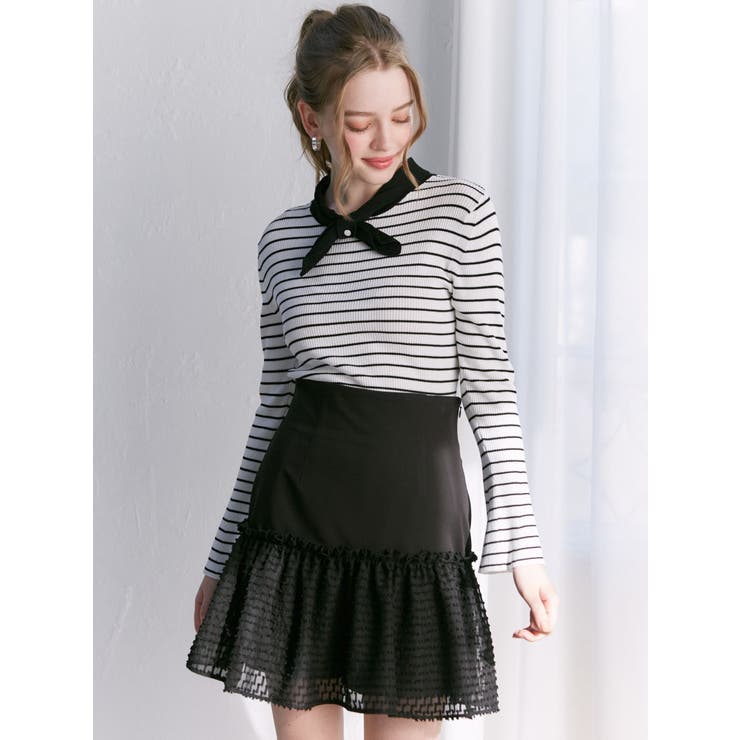 GATHER HIGH MINI SK/ギャザーハイミニスカート | CALNAMUR | 詳細画像10 