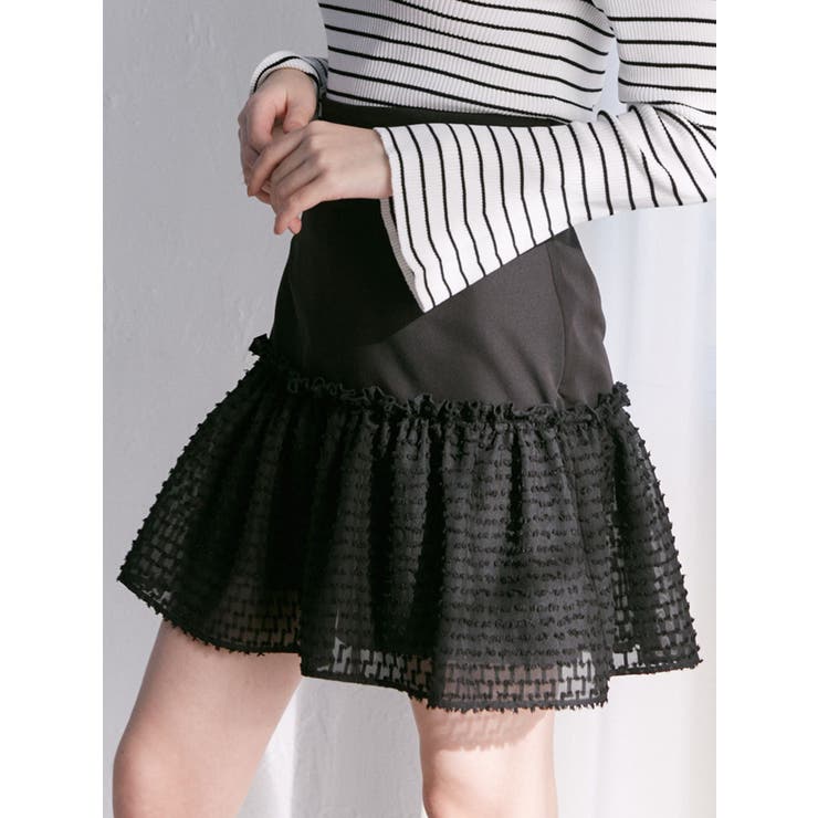 GATHER HIGH MINI SK/ギャザーハイミニスカート | CALNAMUR | 詳細画像17 