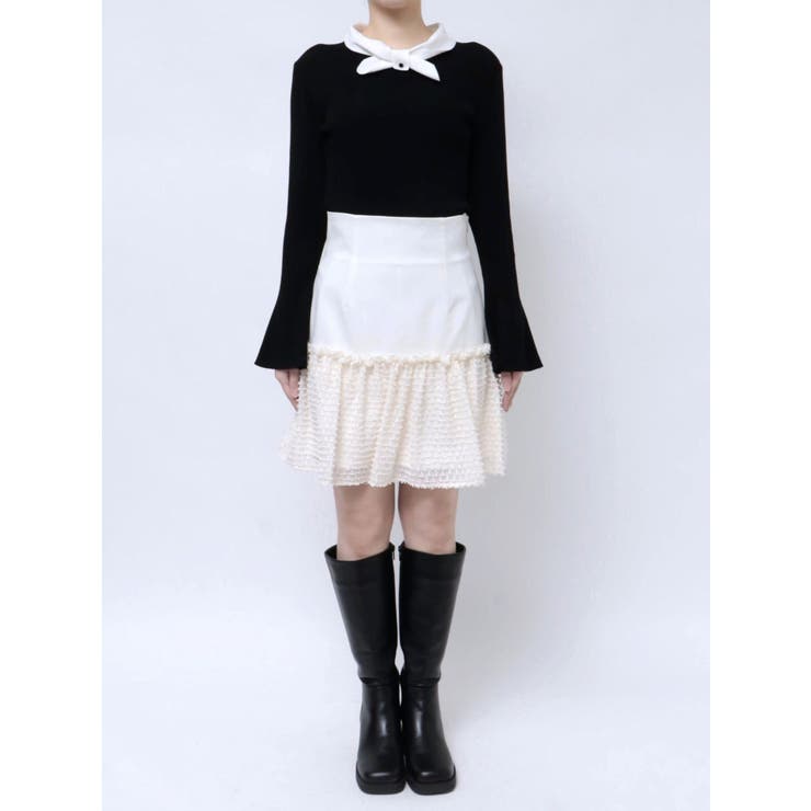 GATHER HIGH MINI SK/ギャザーハイミニスカート | CALNAMUR | 詳細画像30 