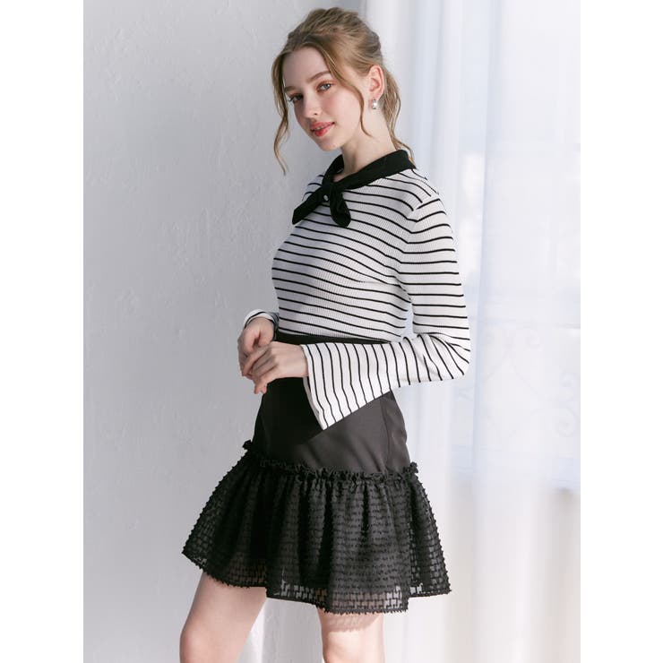 GATHER HIGH MINI SK/ギャザーハイミニスカート | CALNAMUR | 詳細画像9 