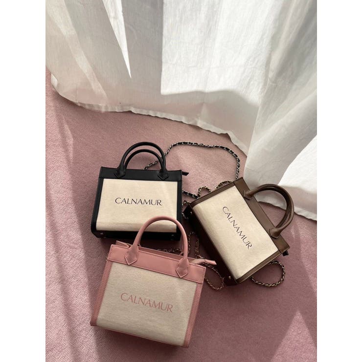 ジャケット・アウター NICENESS Ex MCLAGAN kakinoha NICENESS Ex MCLAGAN kakinohaCALNAMUR 2WAYロゴトートバッグ