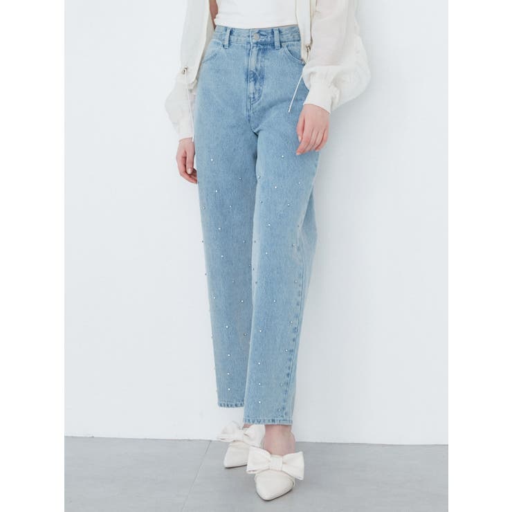 CRYSTAL DENIM PT/クリスタルデニムパンツ[品番：MKSW0057575