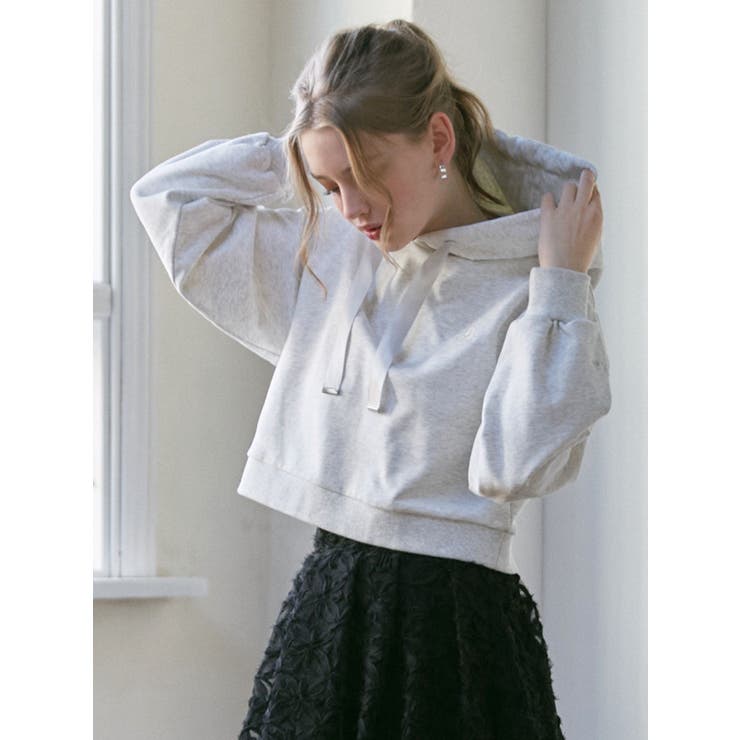 ＜dazzlinコラボ＞LOGO SHORT HOODIE | CALNAMUR | 詳細画像10 