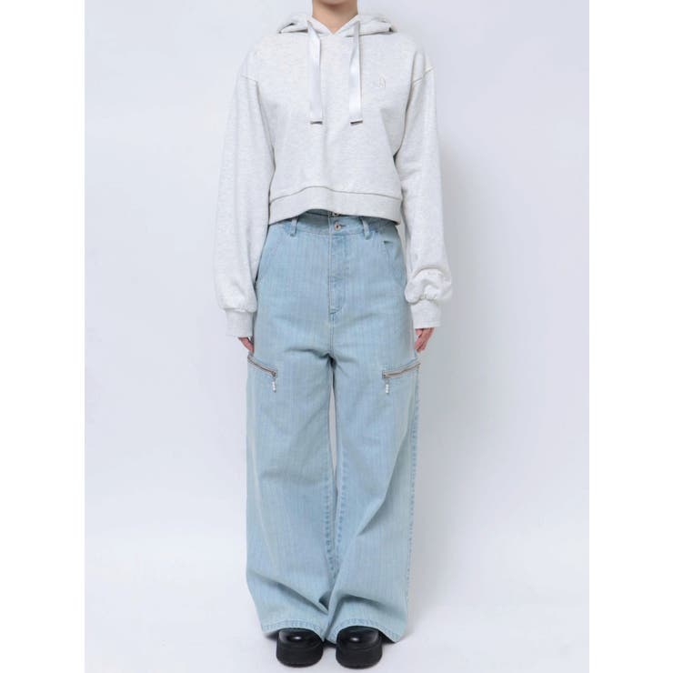 ＜dazzlinコラボ＞LOGO SHORT HOODIE | CALNAMUR | 詳細画像31 